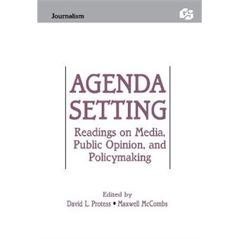 Agenda Setting - Readings on Media, Public Opinion and Policy Making - Paperback - 1991 - 1