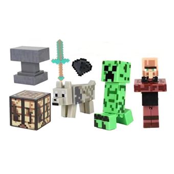 Figura Good Deal Minecraft Villagers | Conjunto de 8 Peças | 3-7 cm - 1