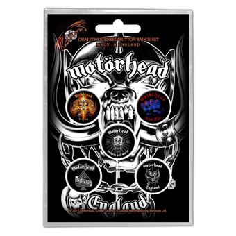 Crachá Rock Off MOTÖRHEAD - England | Button Badge | 5 Unidades - 1
