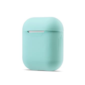 Capa Silicone Magunivers carga à prova de choque macio ciano para Apple AirPods - 1