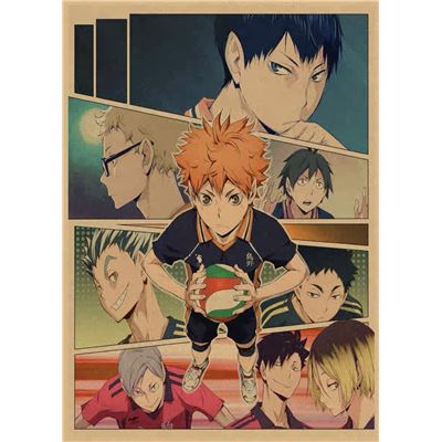 Figura Good Deal Haikyuu Manga Anime, Conjunto de 6 Peças