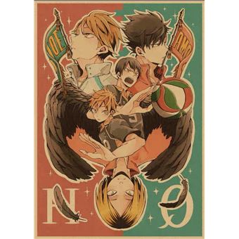 Figura Good Deal Haikyuu Manga Anime, Conjunto de 6 Peças