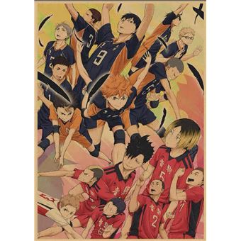 Figura Good Deal Haikyuu Manga Anime, Conjunto de 6 Peças