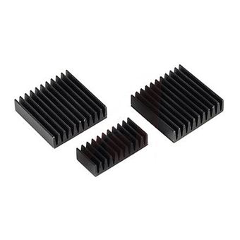 placa mãe Raspberry Pi 8679039 ventilador para PC  Radiador Preto - 1