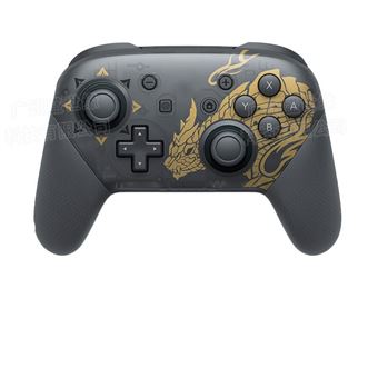 Comando Sem Fios Arzopa® para Nintendo Switch Pro Controller | Monster Hunter Rise - Dourado /Preto - 1