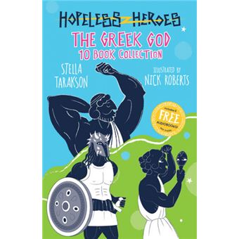 Hopeless Heroes The Greek God Collection  10 Book Box Here Comes Hercules, Hera'S Terrible Trap  Hades' Pet Hellhound, Time'S Up, Tim - 1