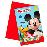 Conjunto 6 Convites Festa Mickey Disney Playful_0