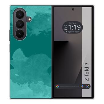 Capa Tumundosmartphone de Silicone para Samsung Galaxy Z Fold 7 5G com Estampa em Aquarela 6 desenhos - 1