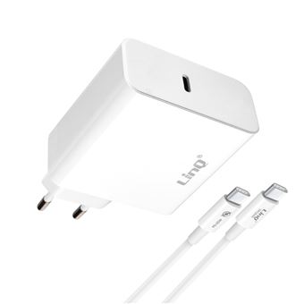 Carregador LinQ com Cabo USB-C  | 65W | 1.8m | Branco - 1