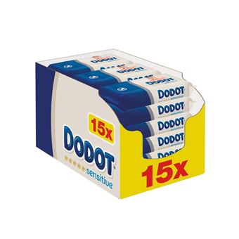 Toalhitas Dodot Sensitive | 15 x 54 Unidades - 1