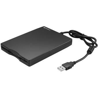 Unidade de Disquetes Sandberg USB Floppy Drive - 1