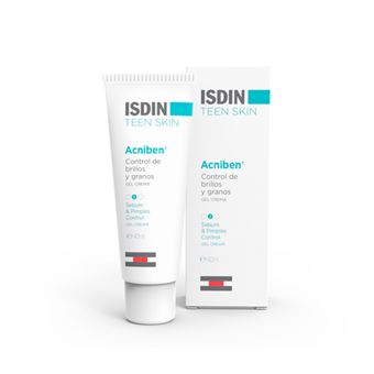 Tratamento de Manchas e Acne ISDIN Acniben Controlo de brilhos e borbulhas Gel Creme 40 ml - 1