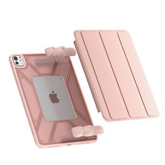 Capa Luckybutterfly para Ipad 2020 2021 2022 Pro 11" | Jogo com Fivela | Rosa - 1