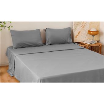 Jogo de Cama Liso BOD HOME de Casal (Cama 180) - 1