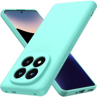 Capa Mistercapas para Xiaomi Redmi Note 14 Pro Plus Silicone Premium | Azul Turquesa - 1