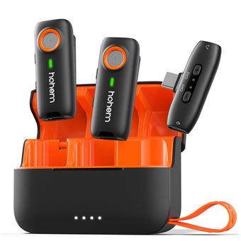 Microfone de Lapela Hohem MIC-01-USBC | Preto - 1