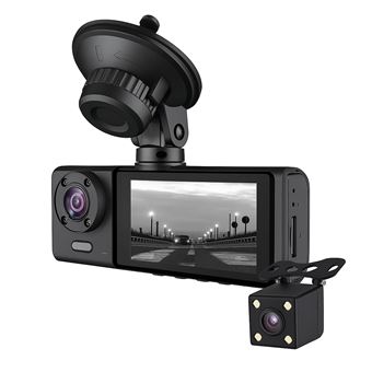 3 x Câmaras Automóvel HD SANDA SD-4610 | Preto - 1