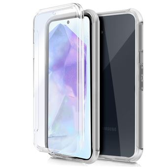 Capa MisterCapas para Samsung Galaxy A55 5G Transparente Dupla 360 - 1