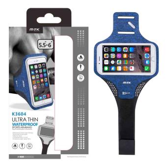 Armband Universal MTK 5,0'' a 6,0'' Polegadas WaterProof Ultra Thin em Azul - 1