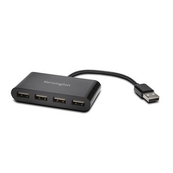 Hub de Interface Kensington USB 2.0 4-Port Hub | Preto - 1