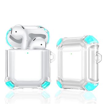 Capa e TPU cor de contraste, verde Magunivers para AirPods with Wireless Charging Case (2019)/AirPods with Charging Case (2019)/(2016) - 1