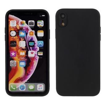 Capa Magunivers Silicone Pele Fosca Flexível Preto para Apple iPhone Xr 6.1 Inch - 1
