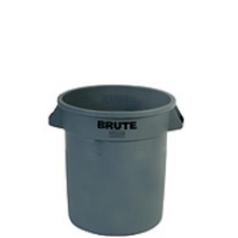 Caixote do Lixo Rubbermaid 2610 BRUTE 37,9 l Redondo Polietileno de Baixa Densidade Linear (LLDPE) Cinzento - 1