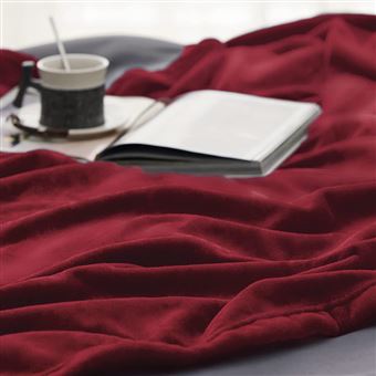 Manta suave BOD HOME |  bordô | 120x150cm - 1