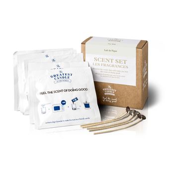 Scent Set Velas Ecológicas | The Greatest Candle In The World - Fig Milk - 1