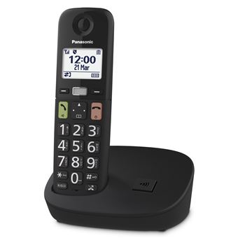 Telefone Dect Panasonic KX-TGU110EXB | Preto - 1