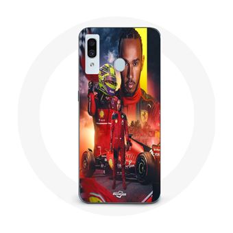 Capa Maniacase para Samsung Galaxy A30 Lewis Hamilton Scuderia Ferrari F1 Oficial - 1