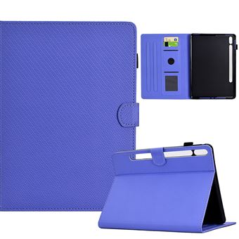 Capa ZURSANA para Samsung Galaxy Tab S10 FE/ S9 FE/ S9 5G (10,9''/11'') 10,9/11 ", | Fina em Pele PU | Suporte Multiangular para Cartões | Roxo - 1