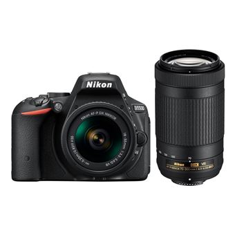 Câmara Digital Nikon D5300 + AF-P DX NIKKOR 18-55mm VR + AF-P DX NIKKOR 70-300mm VR | Preto - 1