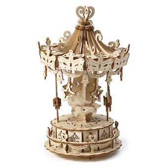 Maquete de Madeira 3D DAM | Carrossel - 1