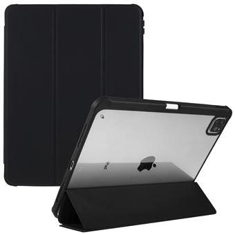 Capa PU + TPU à prova de queda, à prova de choque com suporte dobrável em três partes Magunivers para iPad Pro 12.9 (2018)/(2020)/(2021)/(2022) - preto - 1