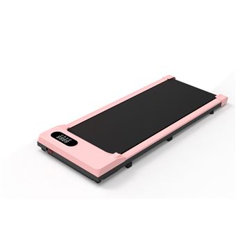 Passadeira de corrida BIGZZIA | 1-8 km/h | 2,5 CV | com controlo remoto e ecrã LCD | peso máximo 120 kg | Rosa - 1