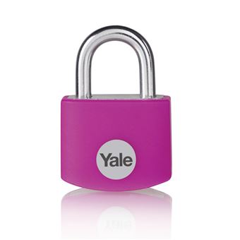 Cadeado Yale YE3B/38/119/1/P | Rosa - 1