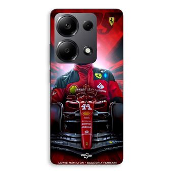 Capa Maniacase para Xiaomi Redmi Note 13 Pro 4G | Lewis Hamilton Ferrari oficial - 1