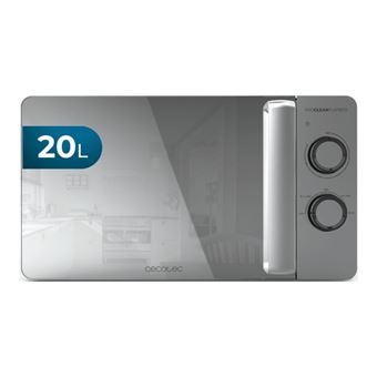 Micro-ondas Cecotec Proclean 3060 Flatbed Mirror | 20 L | 700 W | Prateado - 1