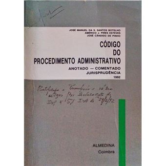 Código do procedimento administrativo. - 1