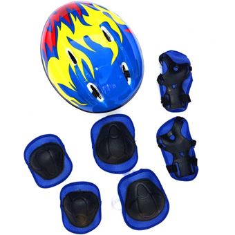 Conjunto de Proteção Infantil Orysin | 7 Peças | Capacete e Joelheiras para Ciclismo (3-6 anos) - 1