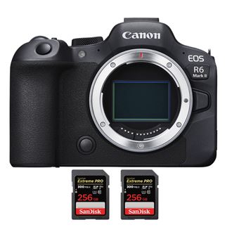 Canon EOS R6 Mark II ( R6II ) + 2 SanDisk 256GB Extreme PRO UHS-II SDXC 300 MB/s + PDF 20 Técnicas para Melhorar as suas Fotografias - 1