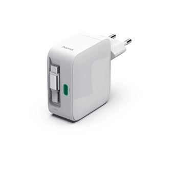 Carregador de Dispositivos Móveis Hama 00201957 | Branco - 1