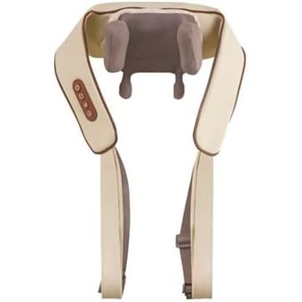 Mini Massajador de Pescoço e Ombros Royal Bailey 04 com Função de Aquecimento | Bege - 1