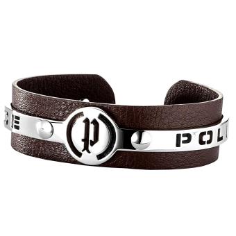 Pulseira Police Jewels PJ.25496BLC_02 JUSTICE Castanho - 1