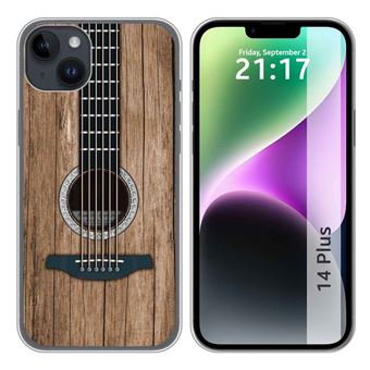 Capa Tumundosmartphone de silicone para iPhone 14 Plus (6.7) Design de madeira 11 desenhos - 1