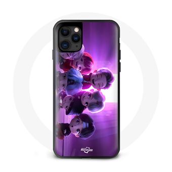Capa Maniacase para Iphone 13 Mini Bts Tinytan Animação Anexar Rm Jin Suga J-Hope Jimin V Ejungkook Mic Drop - 1