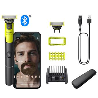 Máquina de Barbear Philips OneBlade 360 with Connectivity QP4631/65 Face + Body | Cinzento, Lima - 1