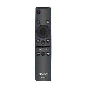 Comando Savio RC-12 remote control IR Wireless TV Press buttons | Preto - 1