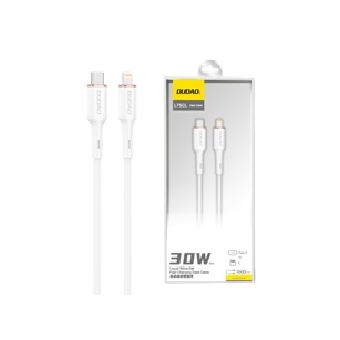 Cabo Lightning DUDAO L7SCL USB-C to cable 30W 1m white | Branco - 1